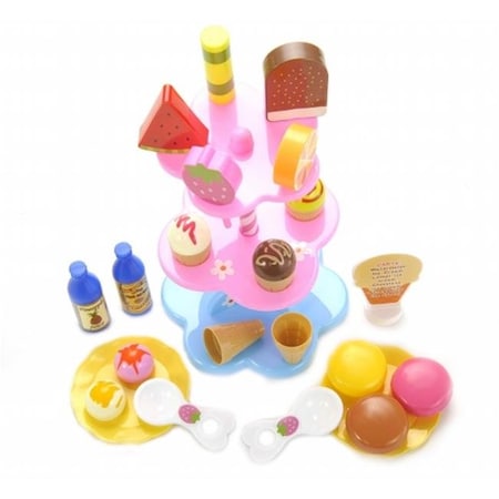 Az Trading & Import AZ Trading & Import PS611 Sweet; Ice Cream & Desserts Tower Playset PS611